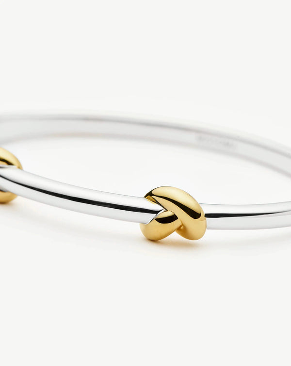 Missoma Lucy Williams Knot Hinged Bangle UK