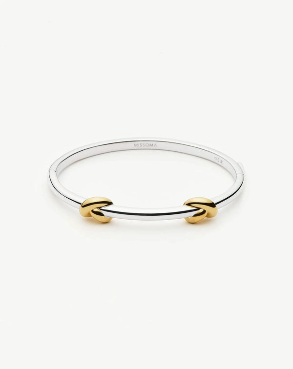 missoma Lucy Williams Knot Hinged Bangle UK