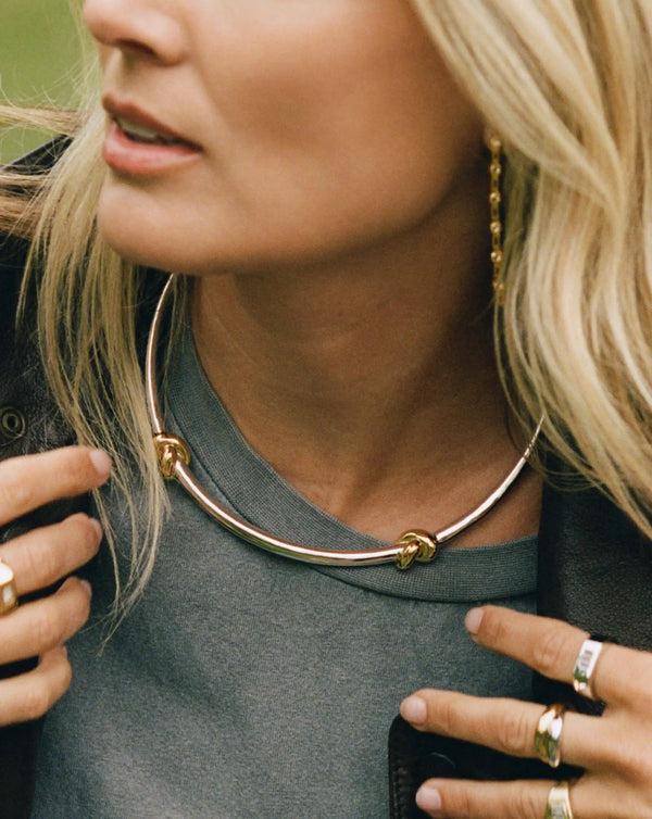 Missoma Lucy Williams Knot Torque Necklace UK