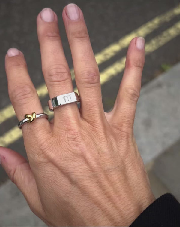 Missoma Lucy Williams Triple Stone Chunky Ring UK