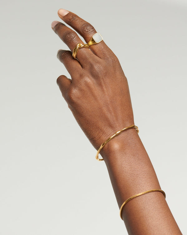 Missoma Magma Cuff Bracelet | 18ct Gold Plated
