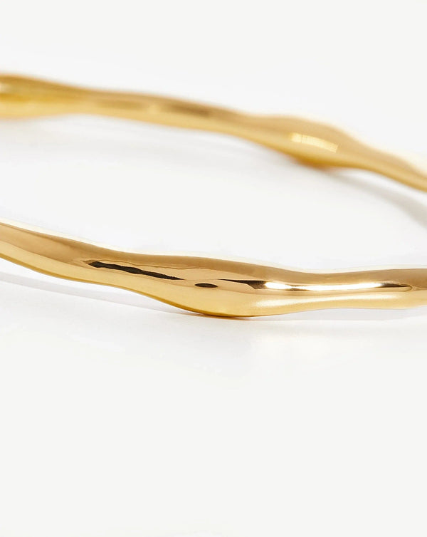 Missoma Magma Cuff Bracelet | 18ct Gold Plated