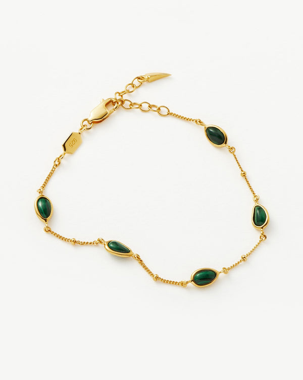 missoma Magma Gemstone Charm Bracelet UK