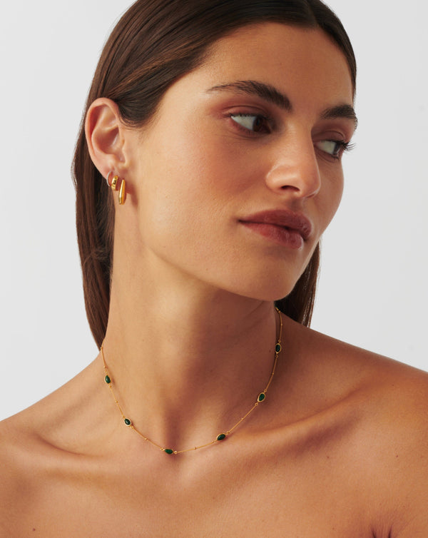 Missoma Magma Gemstone Charm Choker UK