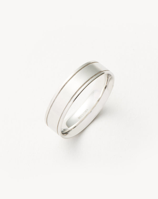 missoma Mens Classic Ring | Sterling Silver