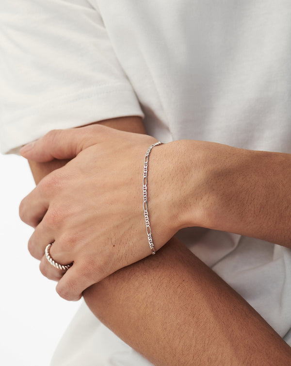 Missoma Mens Filia Silver Chain Bracelet UK