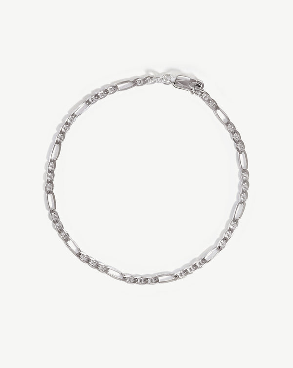 missoma Mens Filia Silver Chain Bracelet UK