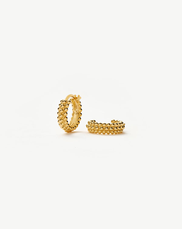 missoma Mini Baya Gold Hoop Earrings UK