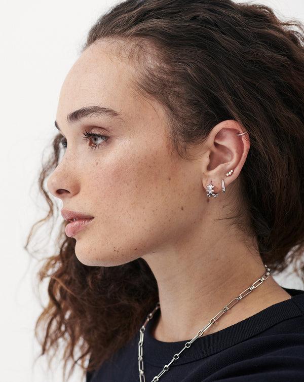 Missoma Mini Double Beaded Hoop Earrings