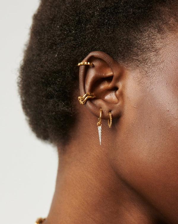 Missoma Mini Helical Hoop Earrings UK