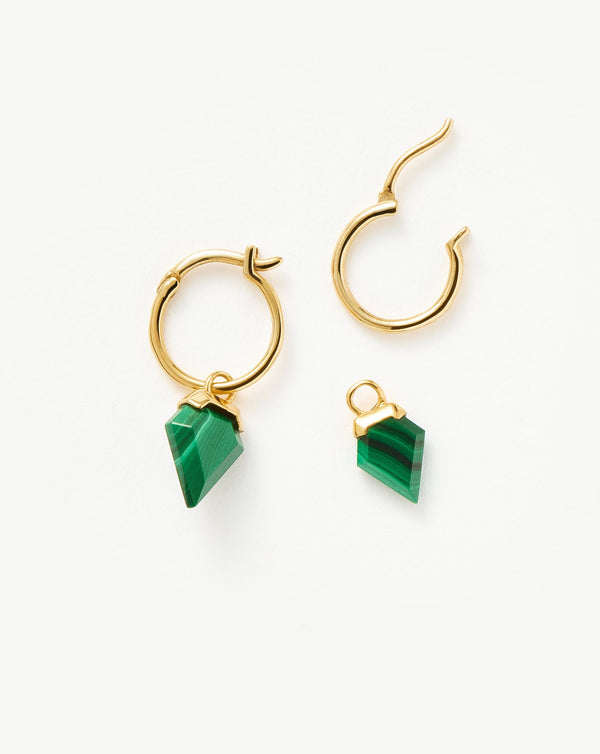 Missoma Mini Shield Hoop Earrings UK