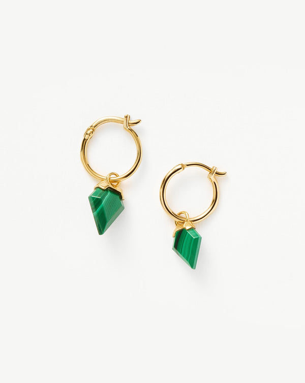 missoma Mini Shield Hoop Earrings UK