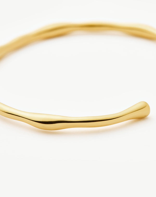 Missoma Molten Cuff Bracelet | 18ct Gold Plated