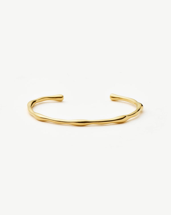 missoma Molten Cuff Bracelet | 18ct Gold Plated