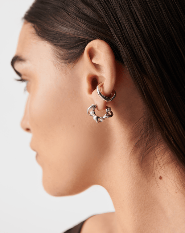 Missoma Molten Ear Cuff | Silver UK