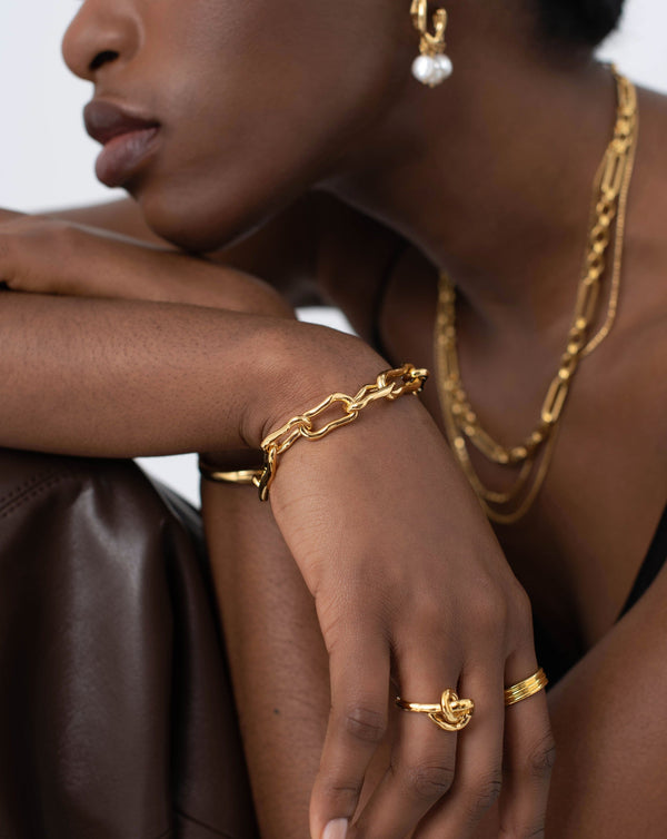 Missoma Molten Twisted Infinity Chain Bracelet