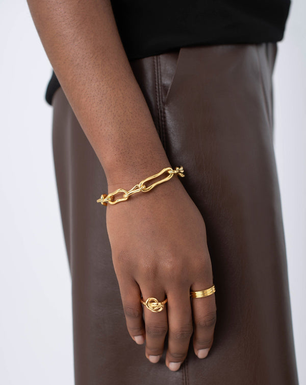 Missoma Molten Twisted Infinity Chain Bracelet