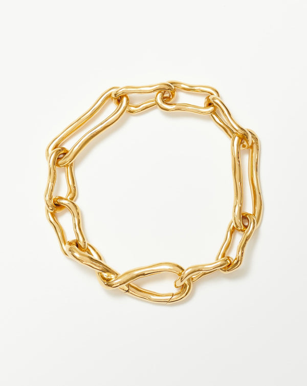 missoma Molten Twisted Infinity Chain Bracelet