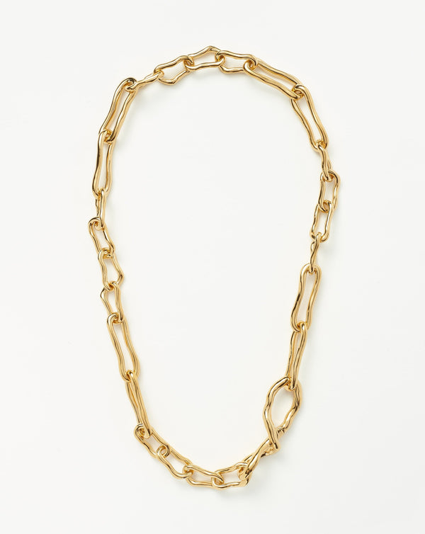 missoma Molten Twisted Infinity Chain Necklace