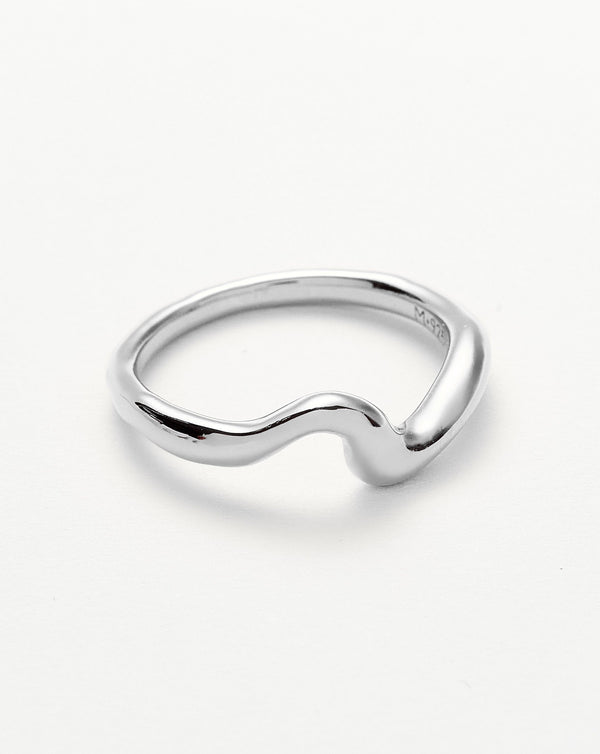 Missoma Molten Wave Stacking Ring UK