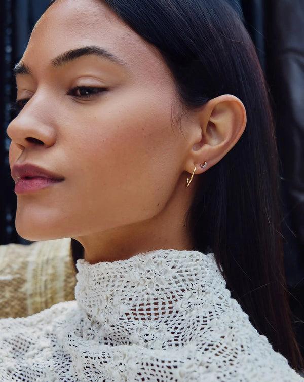 Missoma Pave Star Moon Stud Earrings UK