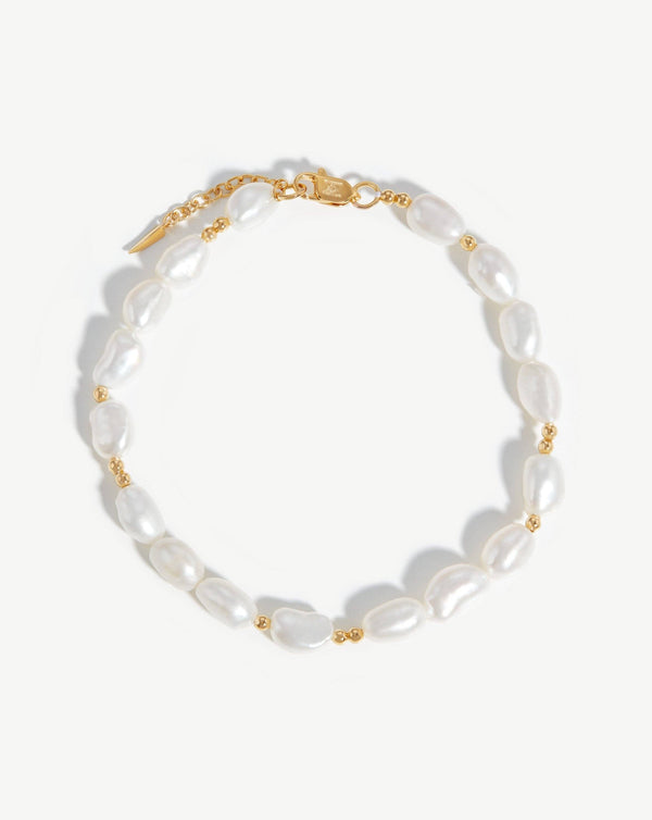 missoma Pearl Beaded Anklet UK