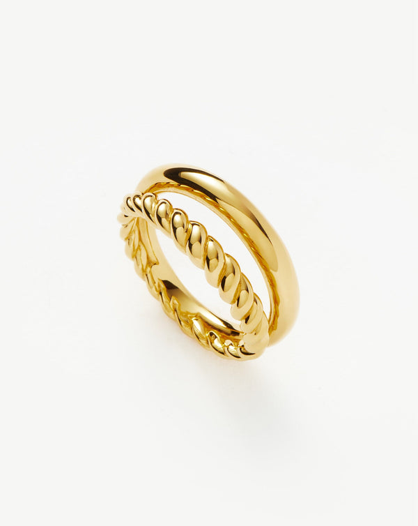 missoma Radial Ring | 18ct Gold Vermeil