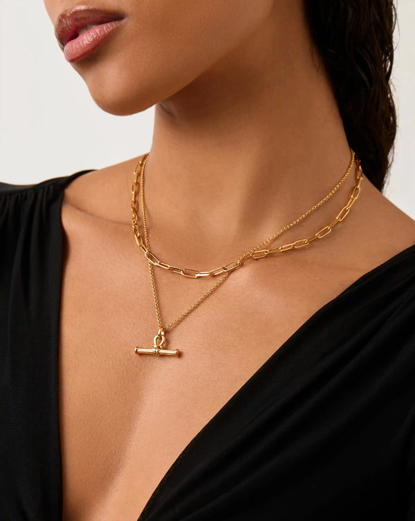 Missoma Ridge T-Bar Chain Necklace UK