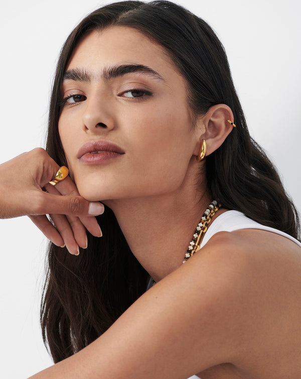 Missoma Savi Dome Cuff Earrings UK