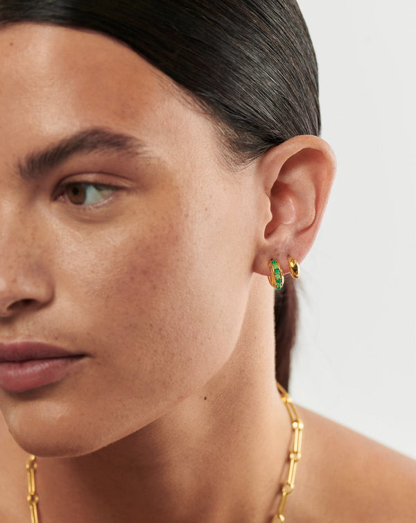 Missoma Savi Mini Dome Huggies UK