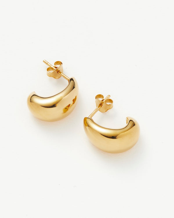 Missoma Savi Mini Dome Huggies UK