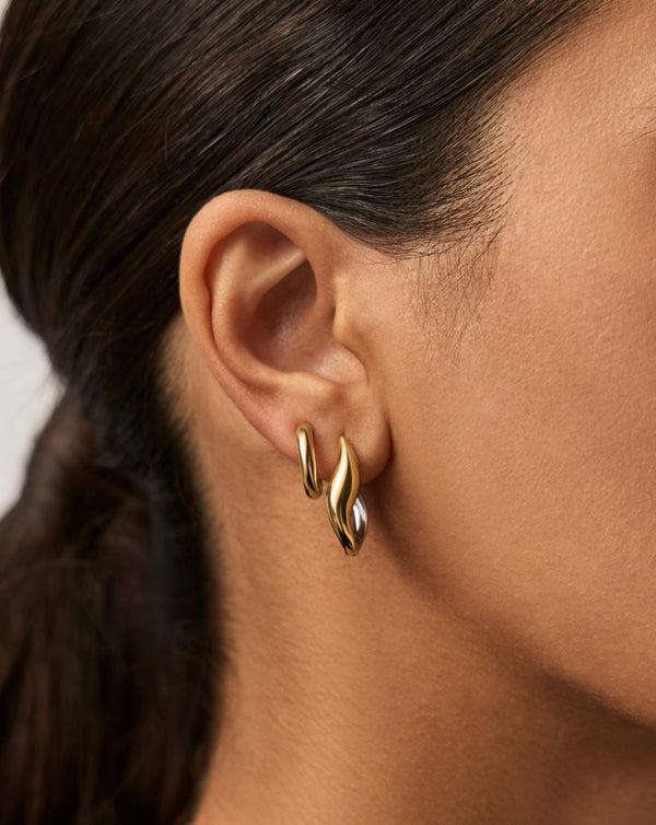 Missoma Savi Signature Hoop Set | Gold/Mixed Metal