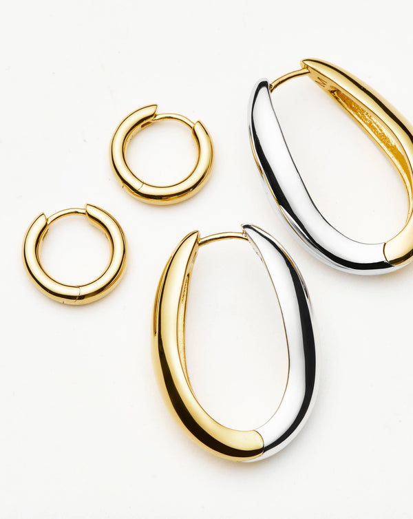 Missoma Savi Signature Hoop Set | Gold/Mixed Metal