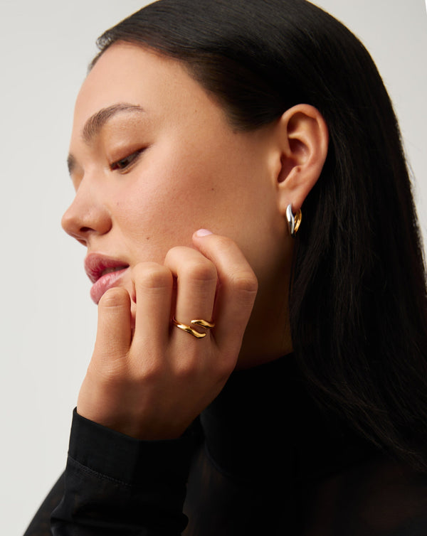 Missoma Savi Signature Open Ring | 18ct Gold Vermeil