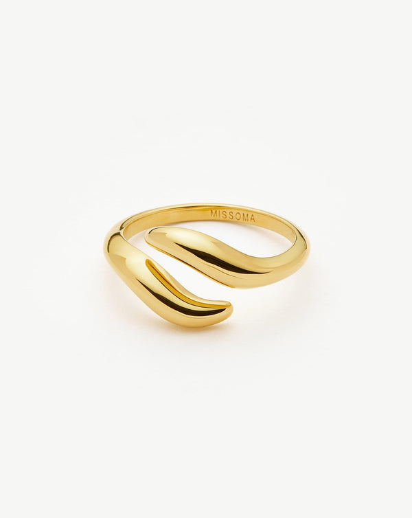 Missoma Savi Signature Open Ring | 18ct Gold Vermeil
