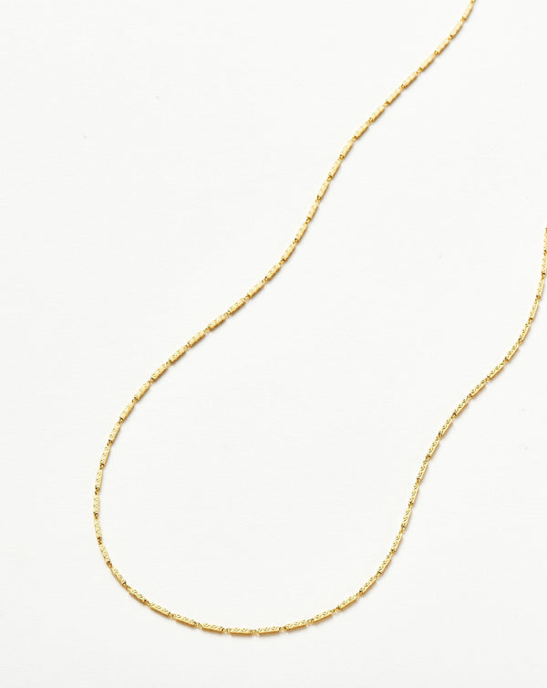Missoma Savi Textured Link Chain Necklace