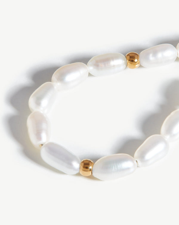 Missoma Seed Pearl Beaded Anklet UK