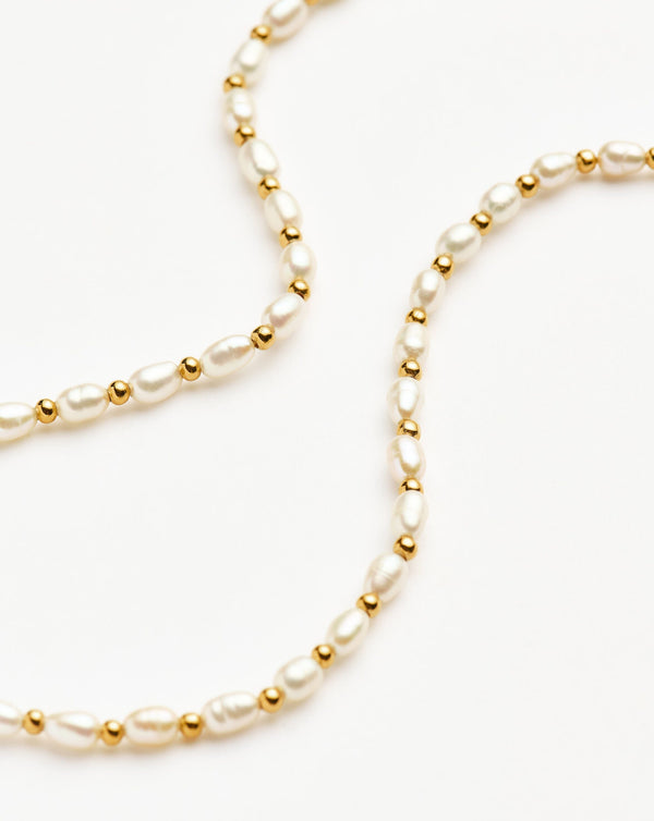 Missoma Seed Pearl Beaded Choker UK