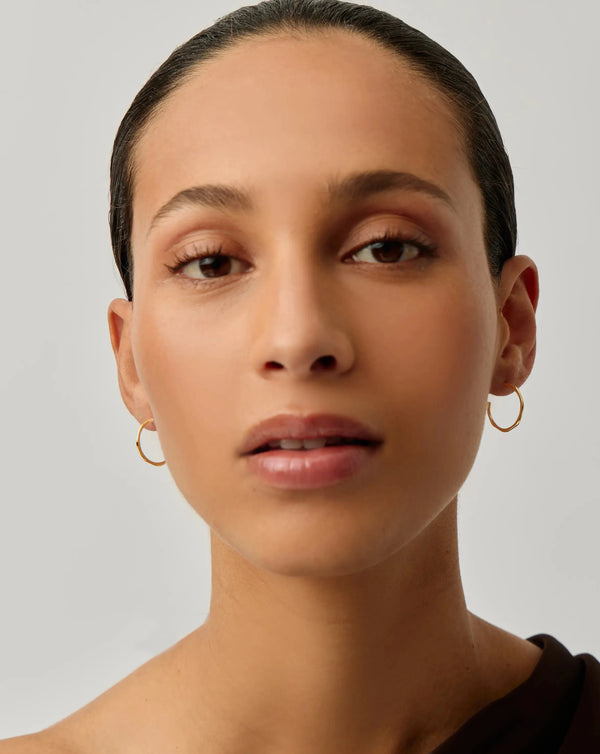 Missoma Small Molten Hoop Earrings UK