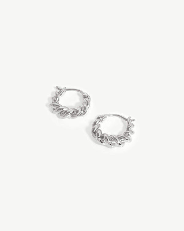 Missoma Small Tidal Hoop Earrings | Sterling Silver