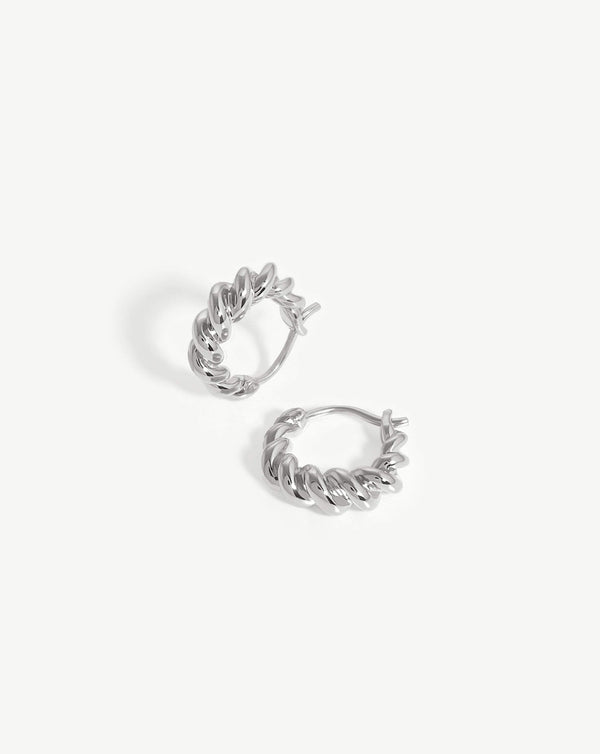 missoma Small Tidal Hoop Earrings | Sterling Silver