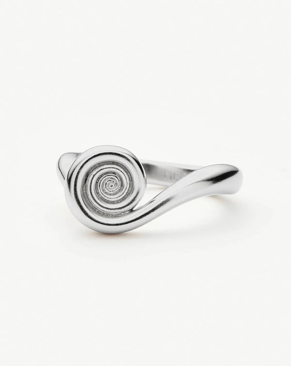 Missoma Spiral Stacking Ring | Silver Plated