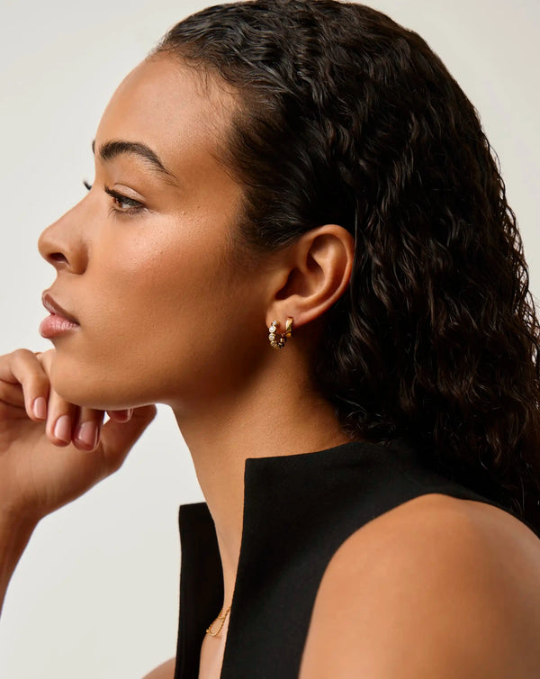 Missoma Tennis & Chubby Hoop Earring Set UK