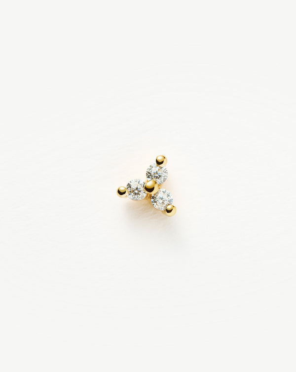 Missoma Trinal Stud Earrings UK