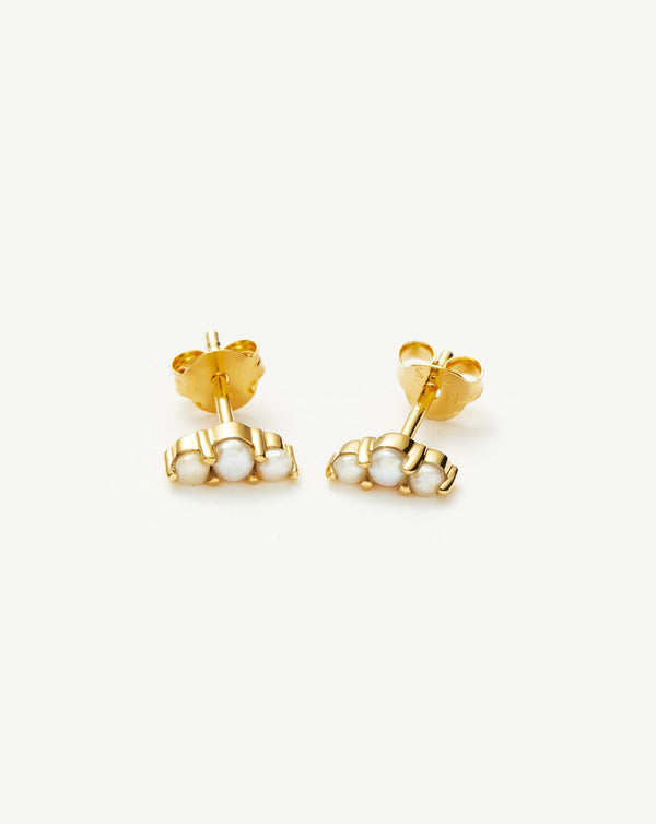 Missoma Trio Stud Earrings UK