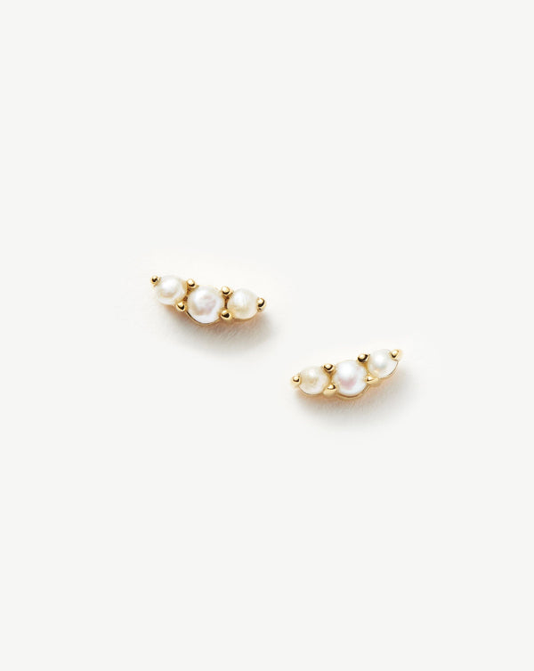 missoma Trio Stud Earrings UK