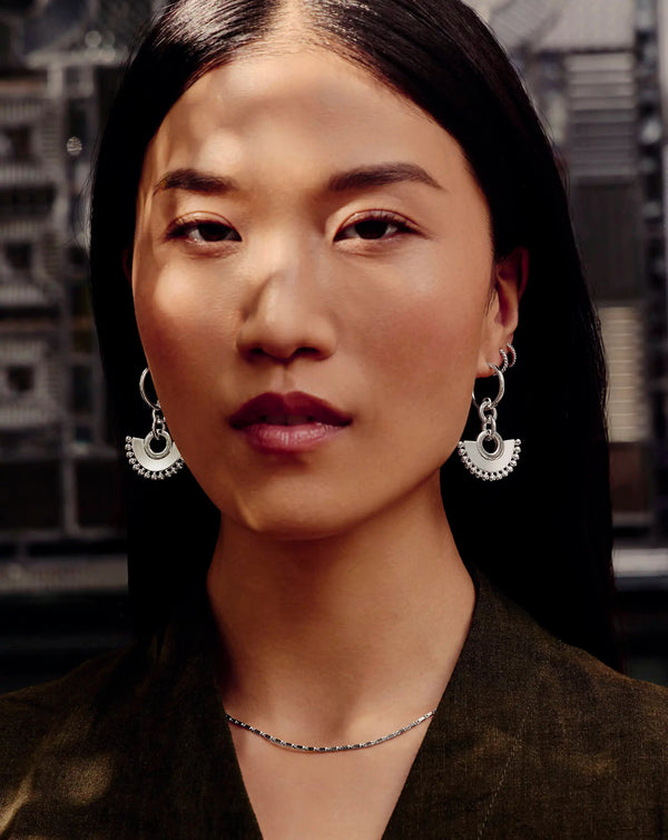 Missoma Zenyu Fan Chandelier Hoop Earrings UK