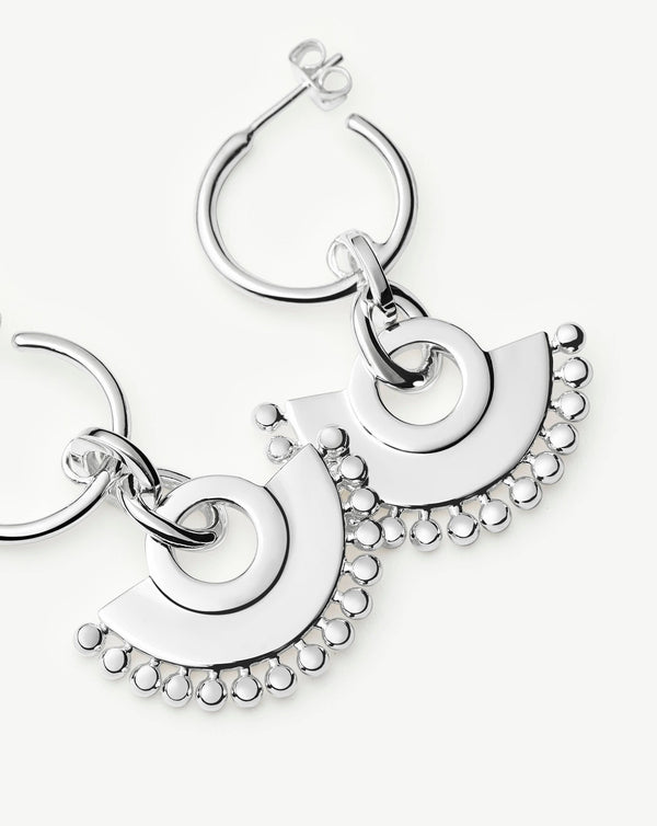 Missoma Zenyu Fan Chandelier Hoop Earrings UK