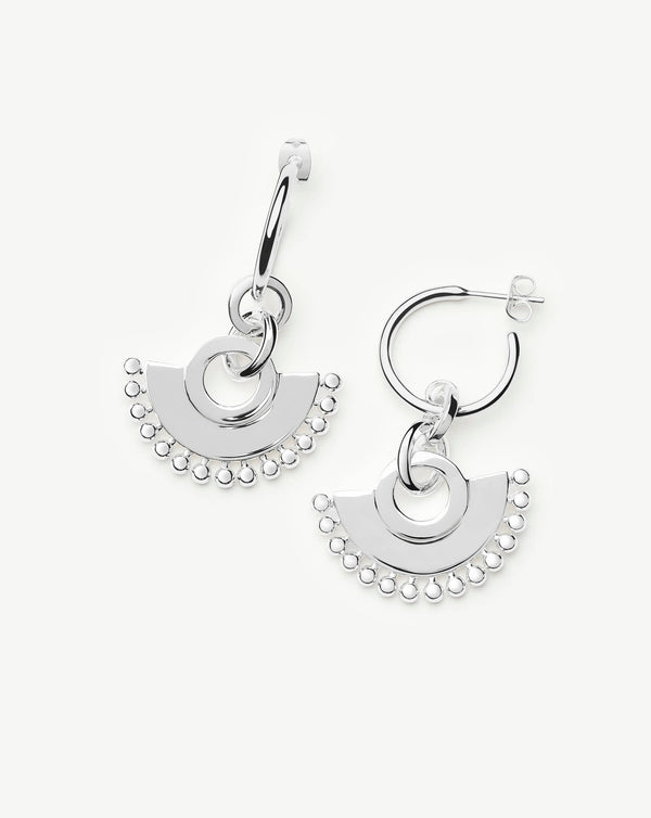 missoma Zenyu Fan Chandelier Hoop Earrings UK