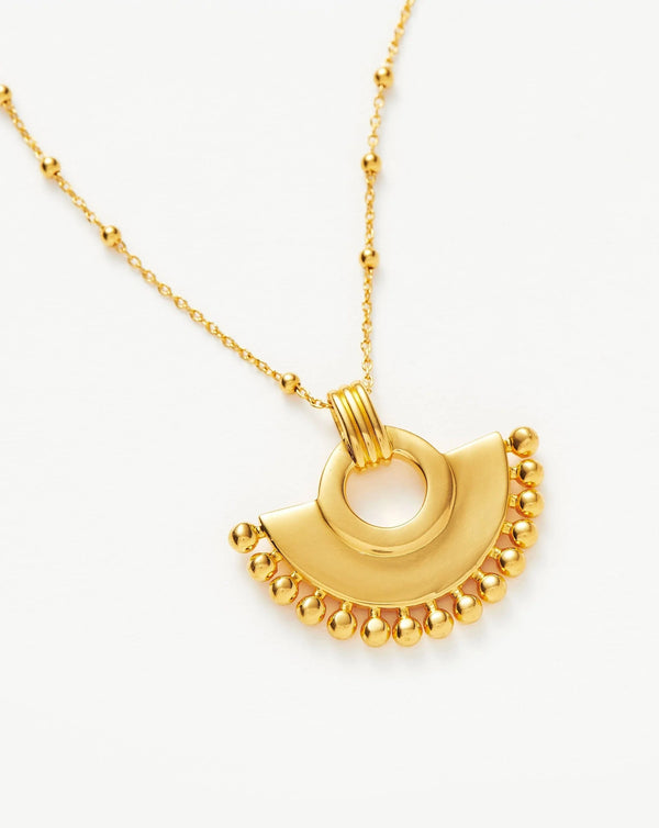 Missoma Zenyu Fan Necklace | 18ct Gold Plated